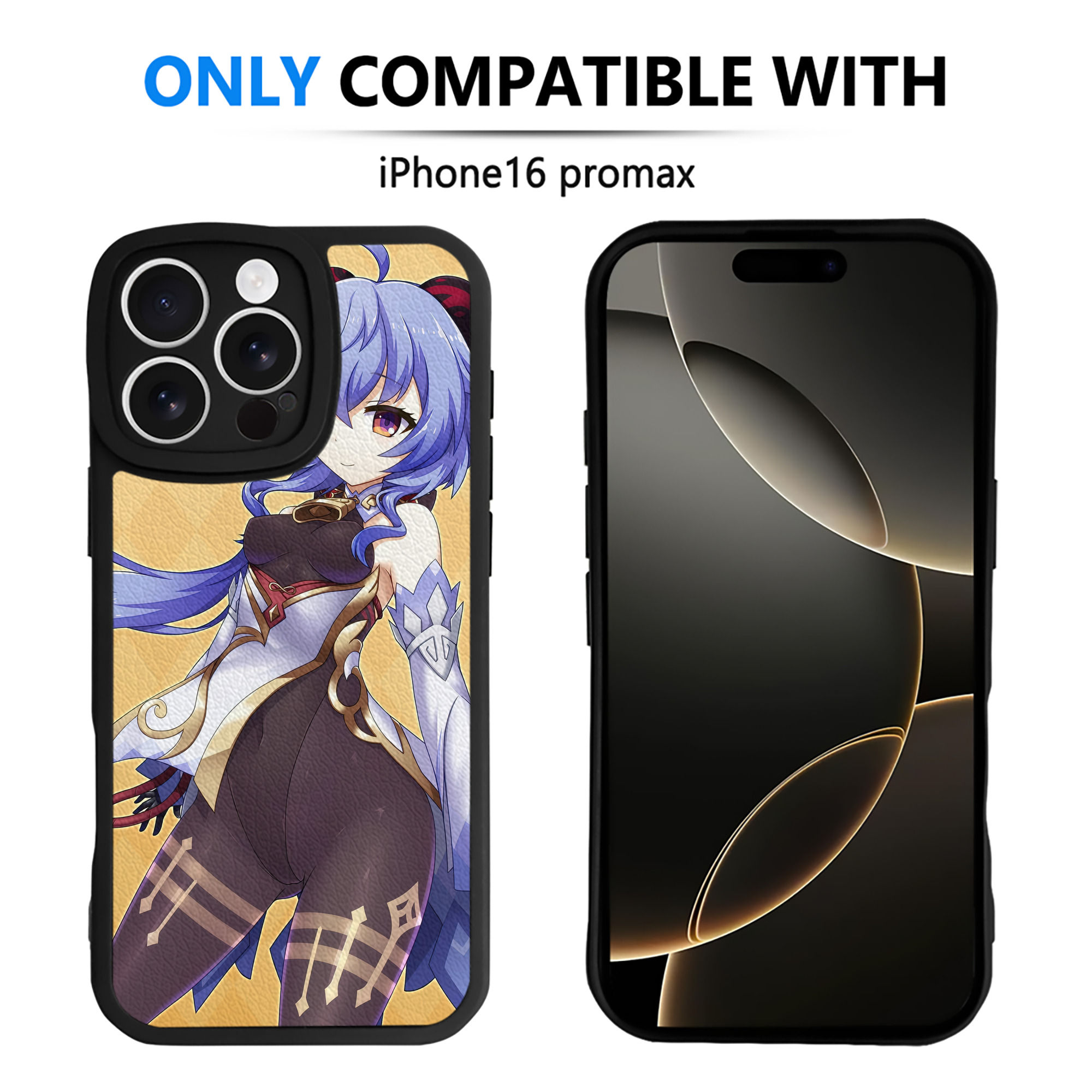 げんし神 genshin 【iPhone 16シリーズ対応】シリコンスマホケース（レザー調） 材質：シリコン